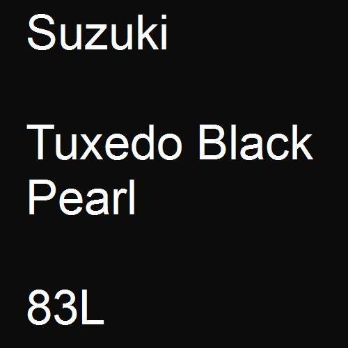 Suzuki, Tuxedo Black Pearl, 83L.